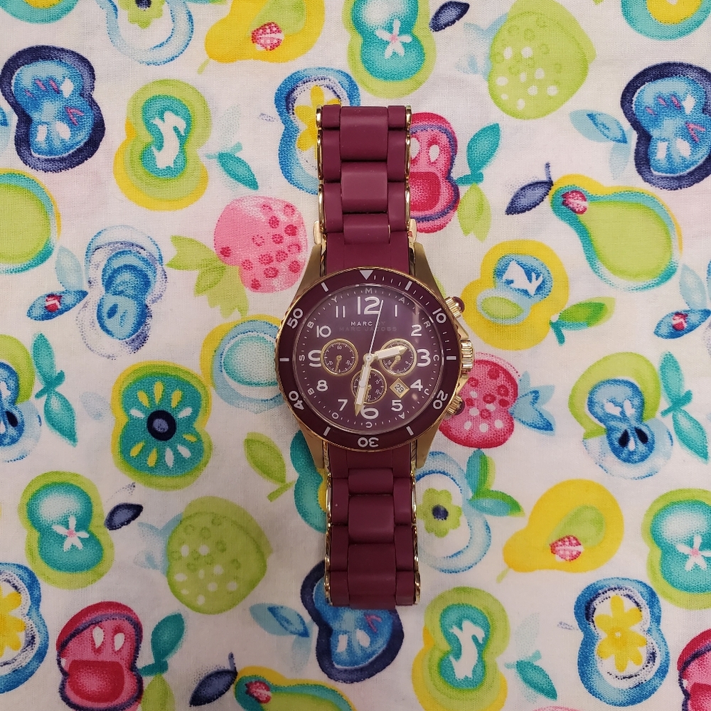 Marc Jacobs Rock Chronograph Amethyst Watch